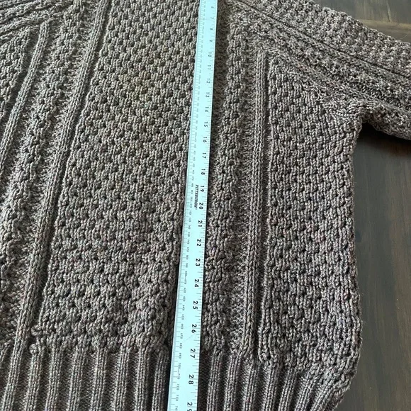 Chunky Knit Crewneck Sweater - Brown - Picture 8 of 13